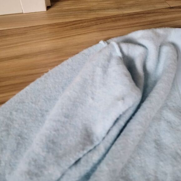 🆕 Free People Intimately Living In This Pullover Soft Cozy Sweater Light Blue - Picture 6 of 14